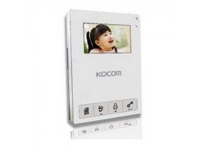Цветной монитор без трубки Kocom KCV-434SD белый