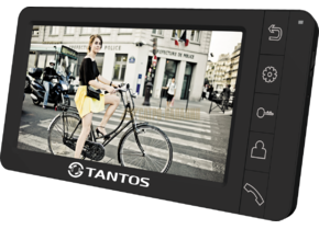 Цветной видеодомофон TANTOS Amelie - SD (Black) XL без трубки 