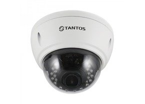 Уличная купольная компактная антивандальная видеокамера Tantos TSi-Ve24VP