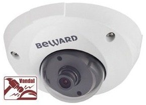 Уличная антивандальная IP-видеокамера Beward B1210DM