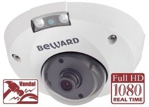Уличная антивандальная IP-видеокамера Beward B2710DMR