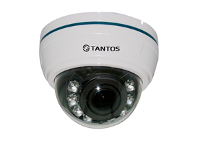 Внутренняя купольная видеокамера AHD 960P Tantos TSc-Di960pAHDf