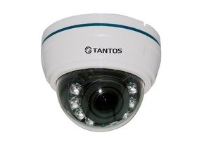 Внутренняя купольная видеокамера UVC 720P Tantos TSc-Di720pHDv (2.8-12)