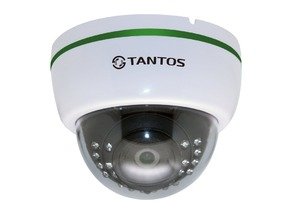 Внутренняя купольная UVC видеокамера 1080P Tantos TSc-Di1080pHDf