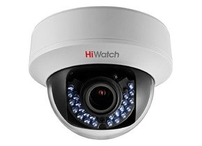Внутренняя купольная HD-TVI-видеокамера HiWatch DS-T107 (2.8-12)